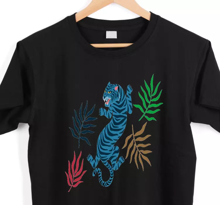 Värikäs ja vaarallinen leopardien t-paita - Tenstickers