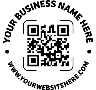 Yrityksen QR-koodi t-paita - Tenstickers