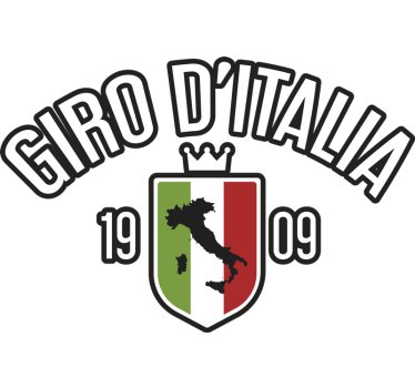 giro d'italia -kilpi t-paita - Tenstickers