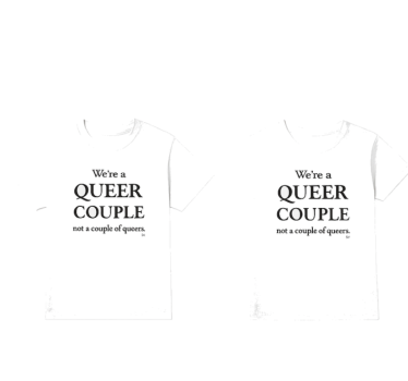 Lgbt queer parin t-paita - Tenstickers