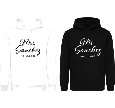 Herra ja rouva sanchez parin t-paita - Tenstickers