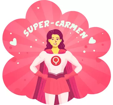 Superwoman tyttö nimeltä kids t-paita - Tenstickers