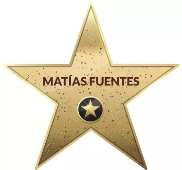 Hollywood star vanhempien ja lasten t-paita - Tenstickers