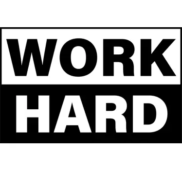 "Work hard" ja "Play hard" isän ja lapsen t-paita - Tenstickers