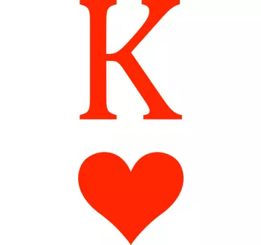 Queen ja king pokeriversio pari t-paita - Tenstickers