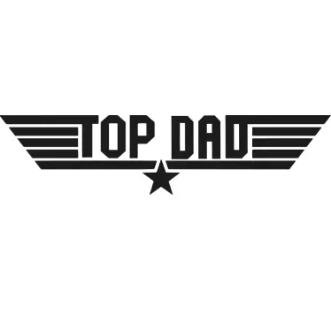 "Top son" ja "Top dad" isän ja pojan vastaavat t-paidat - Tenstickers