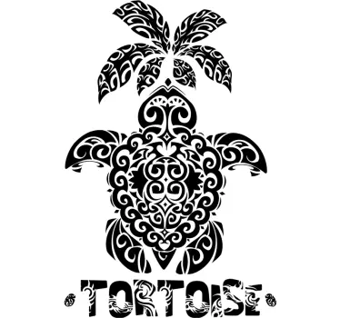 Tropiikkikilpikonna t-paita - Tenstickers