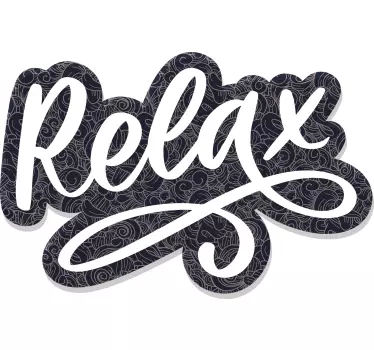 Abstrakti relax design t-paita - Tenstickers