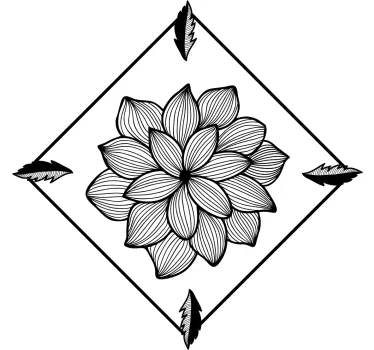 Kukkakuvioinen muotit-paita - Tenstickers