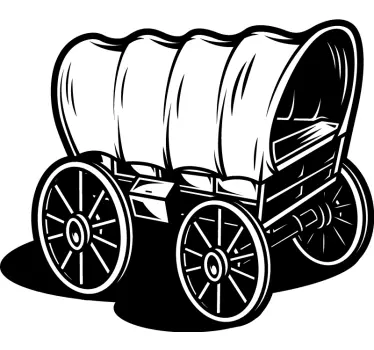 Cowboy vaunu tyyli t-paita - Tenstickers