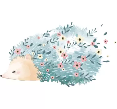 Porcupine kuvio art t-paita - Tenstickers