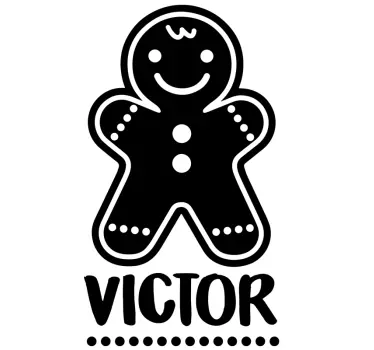 Pipari ukko nimi joulu t-paita - Tenstickers