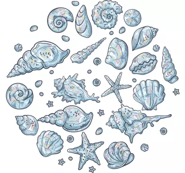 Kuusankka ja meritähti -t-paita - Tenstickers