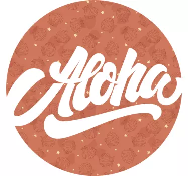 Aloha rannikkoteema t-paita - Tenstickers