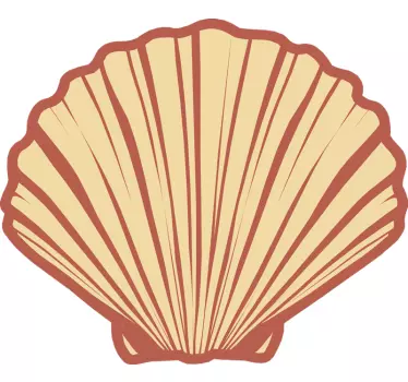 Merenneitokuorikuvioinen t-paita - Tenstickers