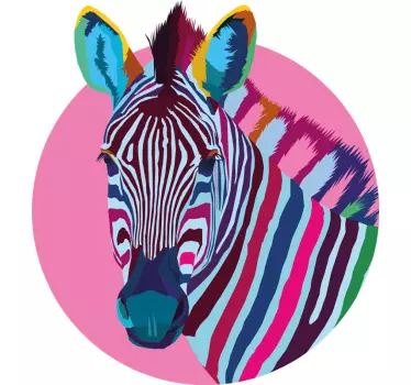 Pop art seepra -paita - Tenstickers