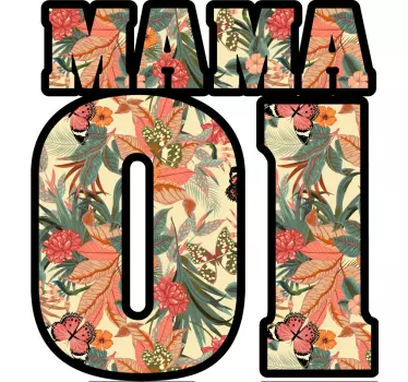 Mama ja hänen mini tpaita äiti tytär - Tenstickers