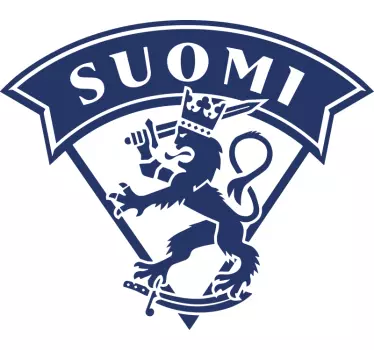 Suomalaisen leijonan paita t-paita - Tenstickers