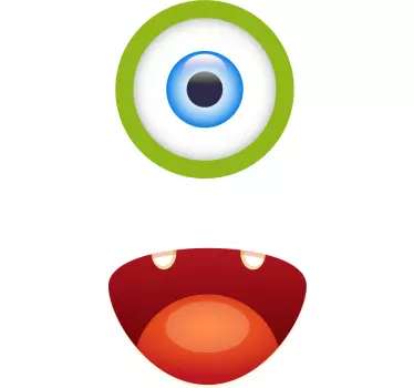 Sarjakuvakasvojen t-paita - Tenstickers