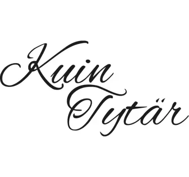 Tytär kuten tpaita äiti tytär - Tenstickers