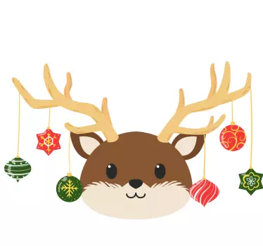 Oh deer juhlavasti suunniteltu t-paita halloweeniksi - Tenstickers