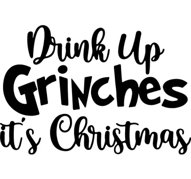Grinch-teemainen joulupaita - Tenstickers