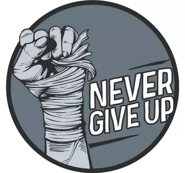 älä koskaan luovu motivaatiosta t-paita - Tenstickers
