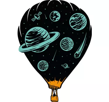 Seikkailu avaruudessa t-paita - Tenstickers