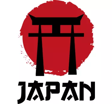 Piirretty japanilainen t-paita - Tenstickers