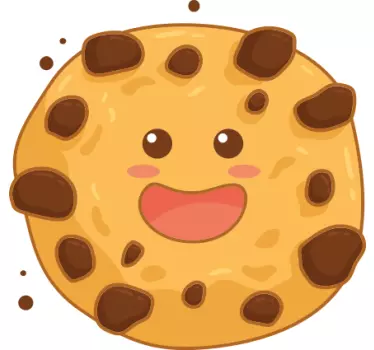 Iloinen keksihalaus t-paita - Tenstickers