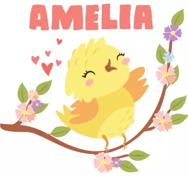 Custom iloinen poikanen vauvalle t-paita - Tenstickers