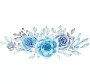 Kukkainen eleganssi t-paita - Tenstickers