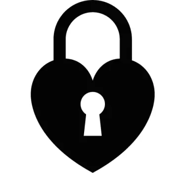 Avain ja sydän samanlaiset paidat - Tenstickers