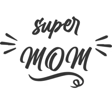 Superäidin asenne äiti ja tytär t-paita - Tenstickers