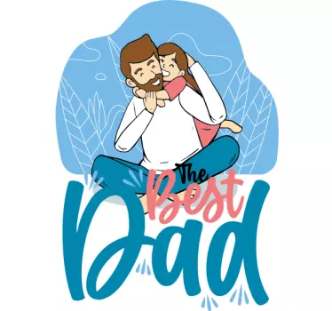 Hämmästyttävä halaus isälle ja pojalle samanlaiset paidat - Tenstickers