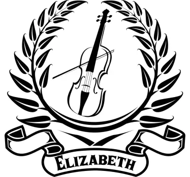 Musiikkipalkittu emblemit-paita - Tenstickers
