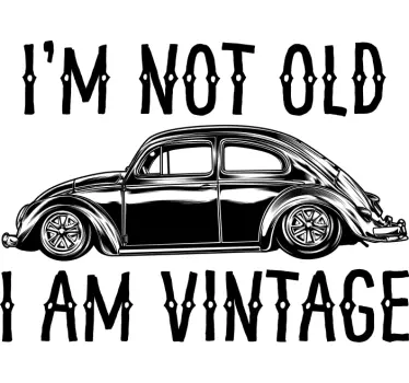 Vintageautovitsit t-paita - Tenstickers