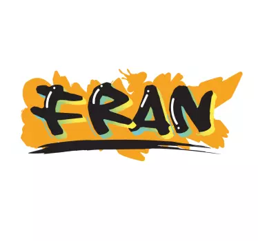 Nuori graffitityyli nimillä t-paita - Tenstickers
