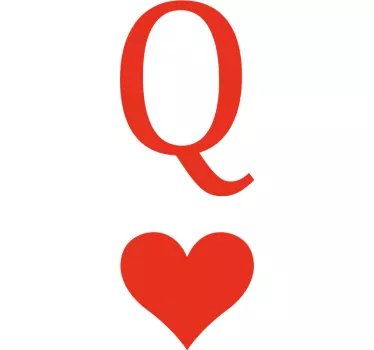 Q rakkauden halauksella t-paita - Tenstickers