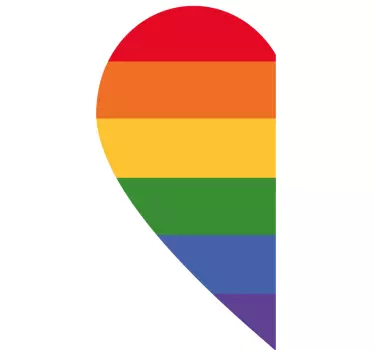 Rakkauden sydänmuotoiset parin t-paidat - Tenstickers