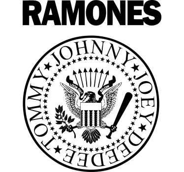Ramones-logon t-paita - Tenstickers