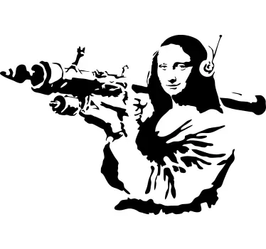 Mona lisa inspiroima t-paita - Tenstickers