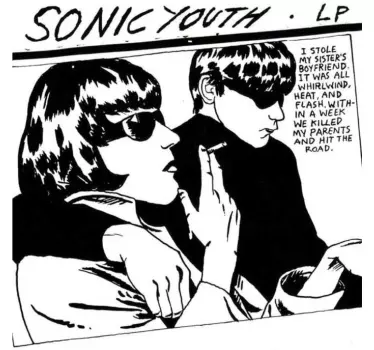 Sonic youth vintage t-paita - Tenstickers