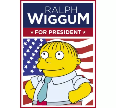 Ralph wiggum t-paita - Tenstickers