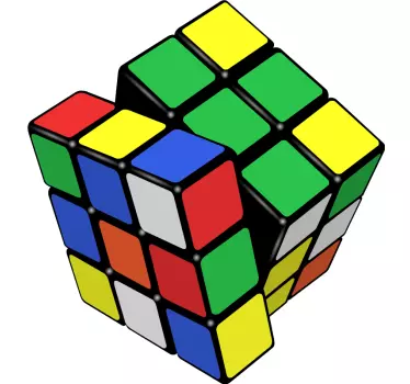 Rubikin kuutio t-paita - Tenstickers