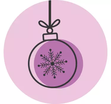 Lumihiutalejoulu koristehuppari - Tenstickers