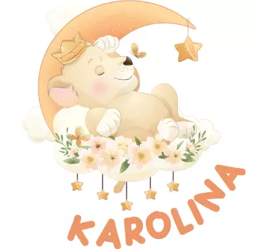 Söpöjä eläimiä leijona nimellä t paitoja vauvoilla - Tenstickers
