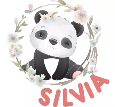Vauvalle t-paita söpö pandaasu - Tenstickers