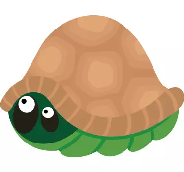 Söpö sarjakuvakilpikonna t-paita - Tenstickers