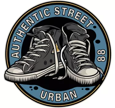 80-luvun converse kengät kuvitus t-paita - Tenstickers